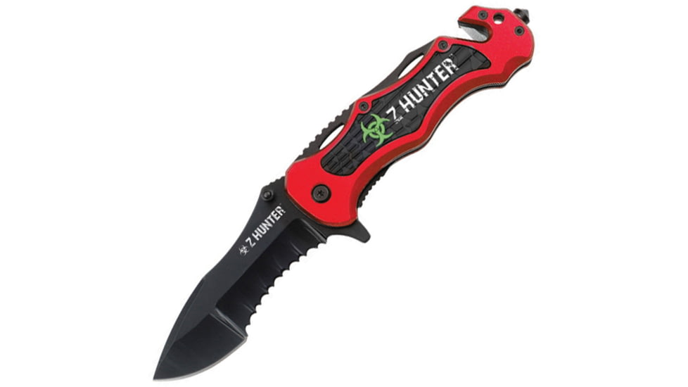 Z-Hunter Rescue Linerlock A/O Red Knife ZB018RD