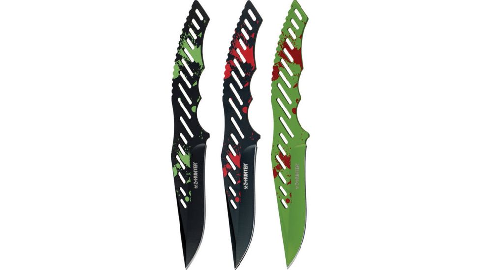 Z-Hunter Splatter Design Throwing Knife Set Knife ZB0863