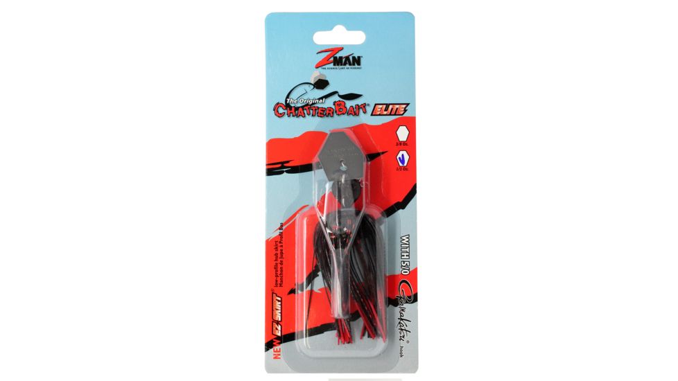 Z-man CHATBAIT ELITE BLK/RED 1/2oz CB-EL12-08