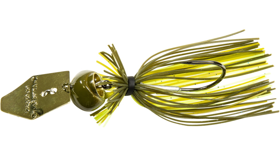 Z-man Chatterbait Freedom CFL, Treuse Green Pumpkin, 3/8oz, CBCFL38-05