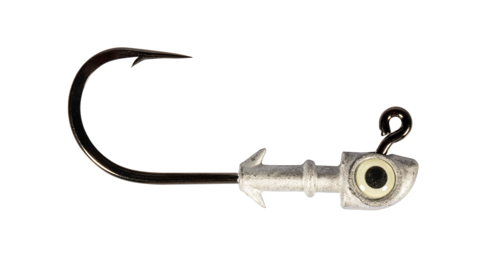 Z-man Diezel Eye Jighead, 1oz, 6/0, 2 Pack, Glow, DE601-02PK2