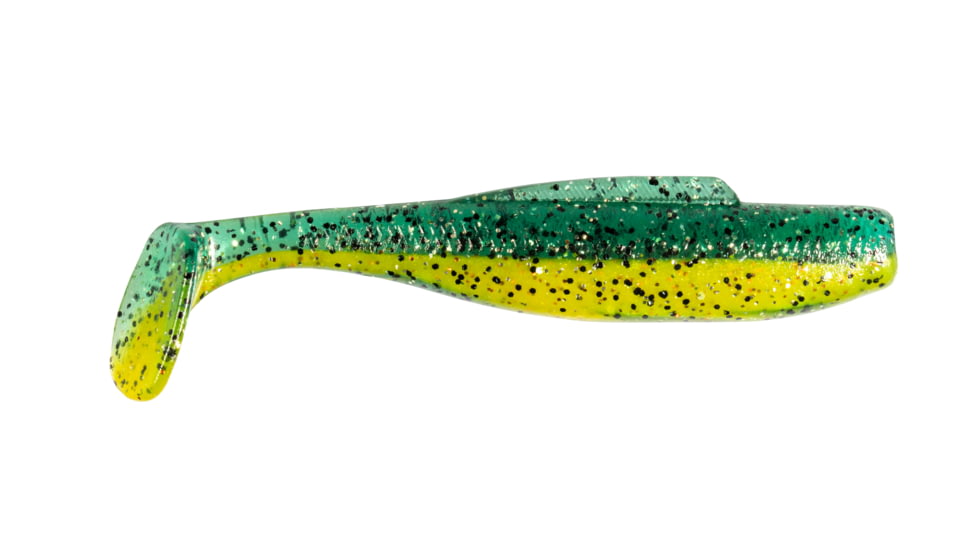 Z-man Diezel Minnowz Soft Bait, 4 Pack, 5 in, Pro Yellow Perch, DMIN5-375PK4