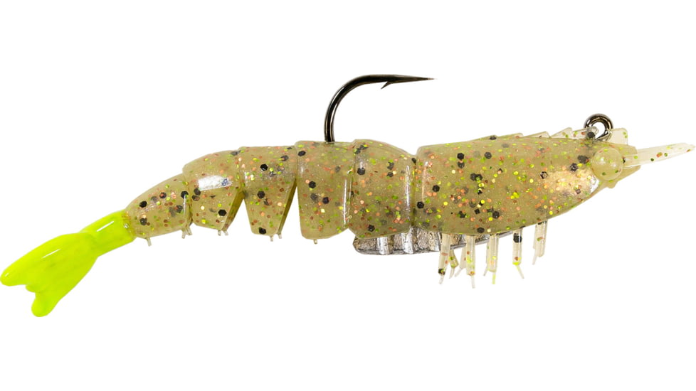 Z-Man Elaztech Ez Shrimpz Rigged 3.5in Fried Chicken 2 Pack, EZSR-317PK2