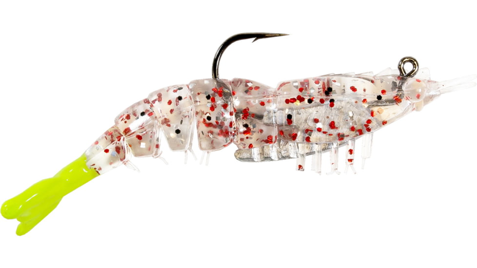 Z-Man Elaztech Ez Shrimpz Rigged 3.5in Shrimp Po Boy 2 Pack, EZSR-318PK2