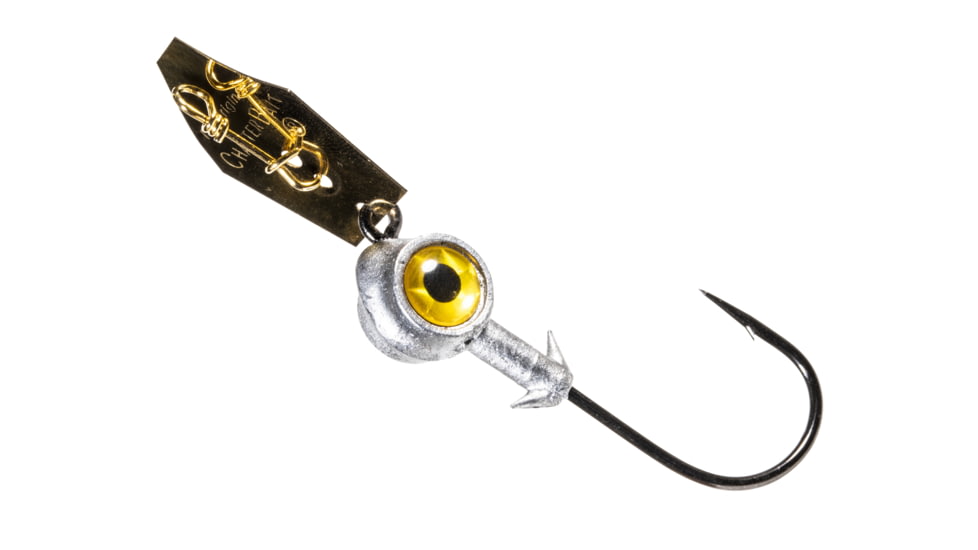 Z-man Eye Strike Chatterbait 5/0 1/2 oz Gold 2 Pack, CBE5012-2PK2
