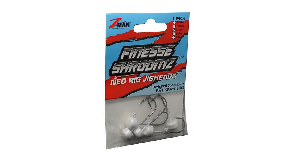 Z-man FINESSE SHROOMZ 1/10oz5PK PEARL FJH110-05PK5