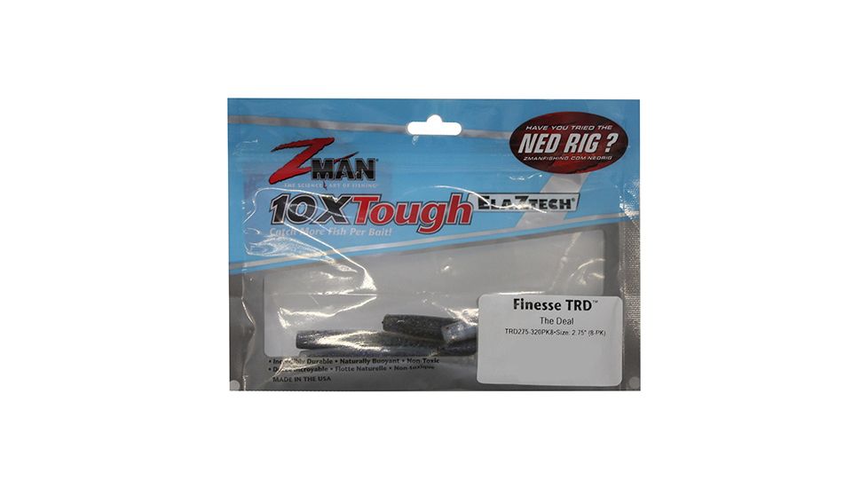 Z-man Finesse TRD Ned Rig Worm, 8 pack, 2.75in, The Deal, TRD275-320PK8