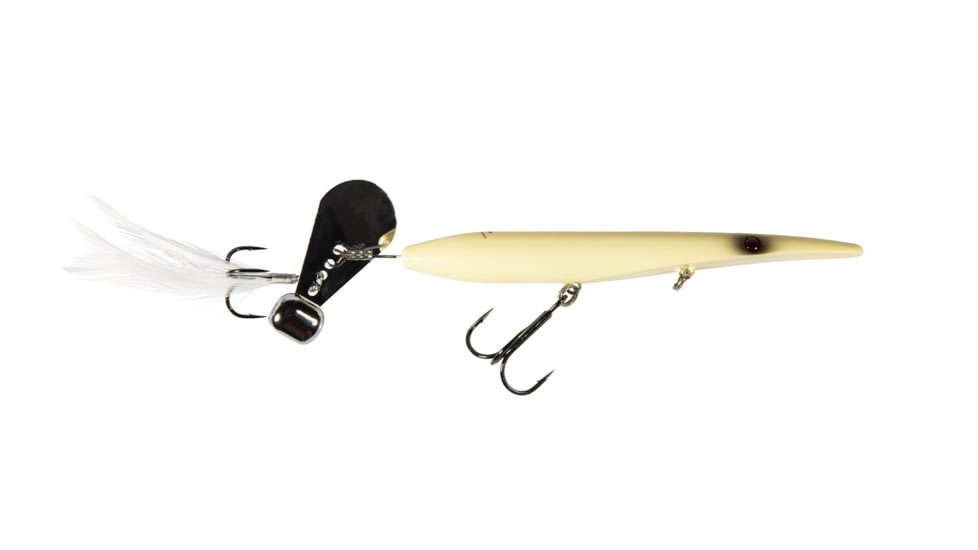 Z-man Hellraizer Topwater Hard Bait Lure, Bone, 4in, 3/8oz, HR4-03