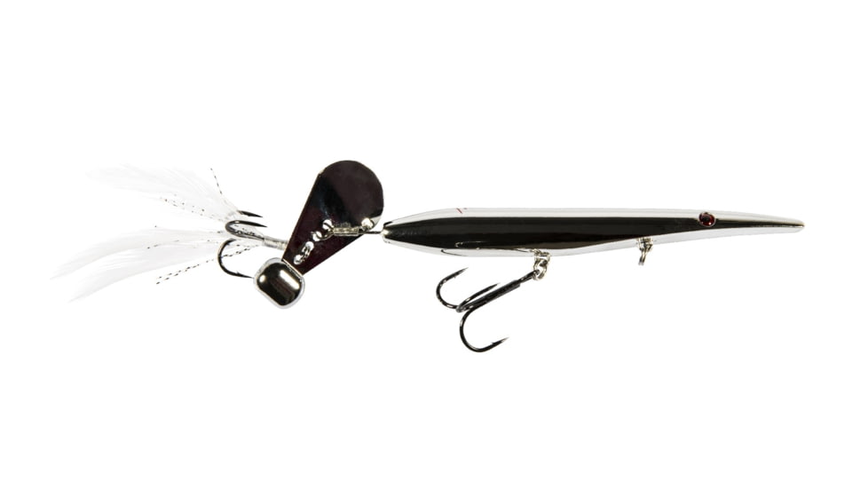 Z-man Hellraizer Topwater Hard Bait Lure, Chrome, 4in, 3/8oz, HR4-04