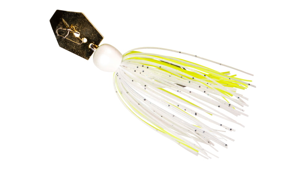 Z-man Mini Max Chatterbait Jig Head, 1/2oz, Chartreuse /White, CBMM12-04