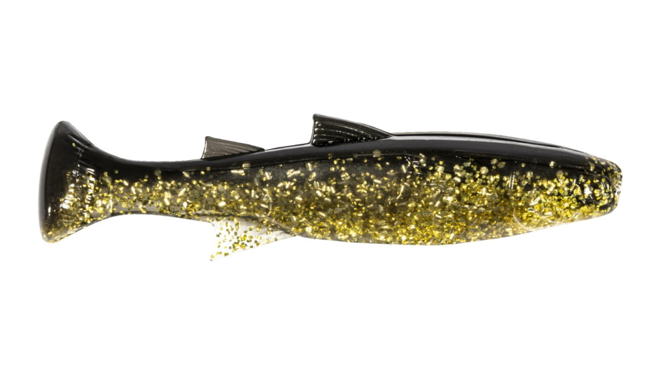 Z-man Mulletron Swimbait Lure, 3 Pack, Gold Rush, 4in, MT4-255PK3