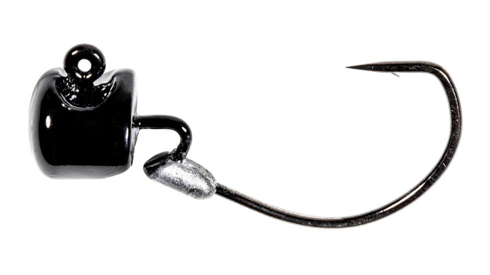 Z-man Nedlockz Ewg Jig Head, 1/5oz, 4 Pack, Black, TTNL-3631