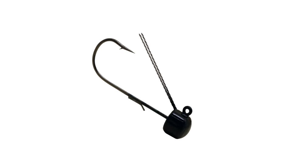 Z-man POWER FINS SHROOMZ WEEDLESS 1/5oz3PK BLK PJHW15-02PK3
