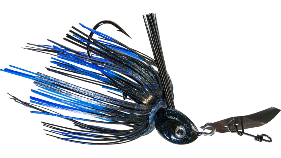 Z-man Project Z Chatterbait Weedless Jig, 1/2oz, Black Blue, CBW-PZ12-08