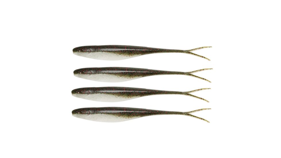 Z-man SCENTED JERK SHADZ 7 REDBONE4PK SJS7-266PK4