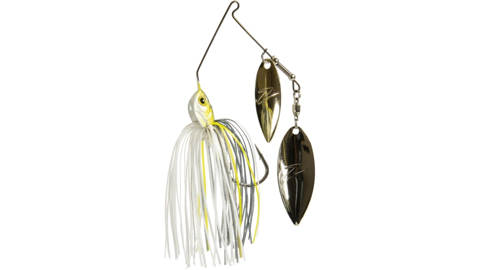 Z-man Slingbladez Power Finesse Double Willow Spinner Baits, 3/8oz, Blue Herring, SBFW38-01