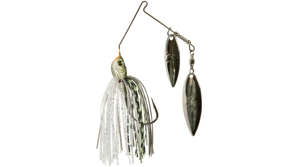 Z-man Slingbladez Power Finesse Double Willow Spinner Baits, 3/8oz, Greenback Shad, SBFW38-03