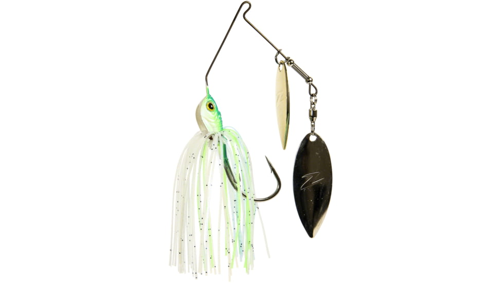 Z-man Slingbladez Power Finesse Double Willow Spinner Baits, 3/8oz, Sexy Shad, SBFW38-04