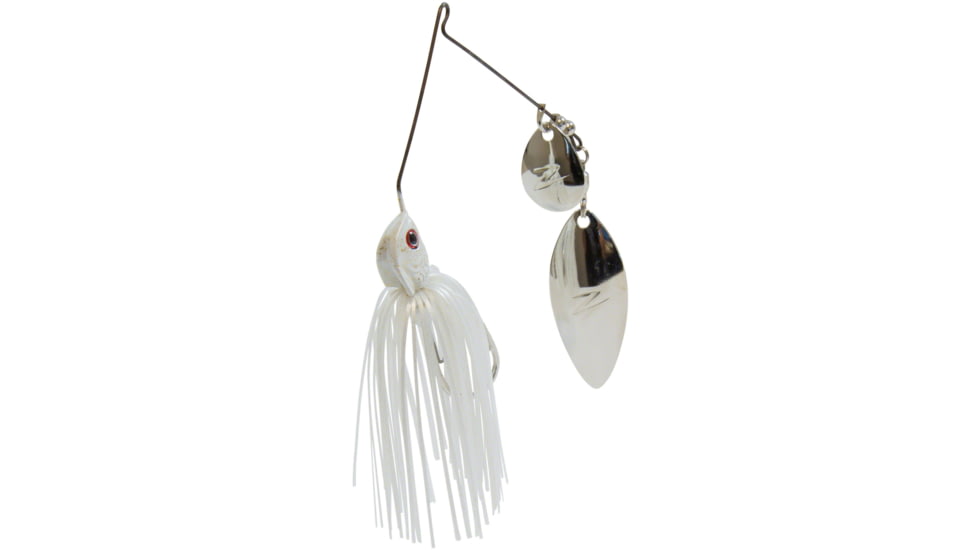 Z-man Slingbladez Willow Colorado Spinnerbait, 1/2oz, Pearl Ghost, SBT12-01