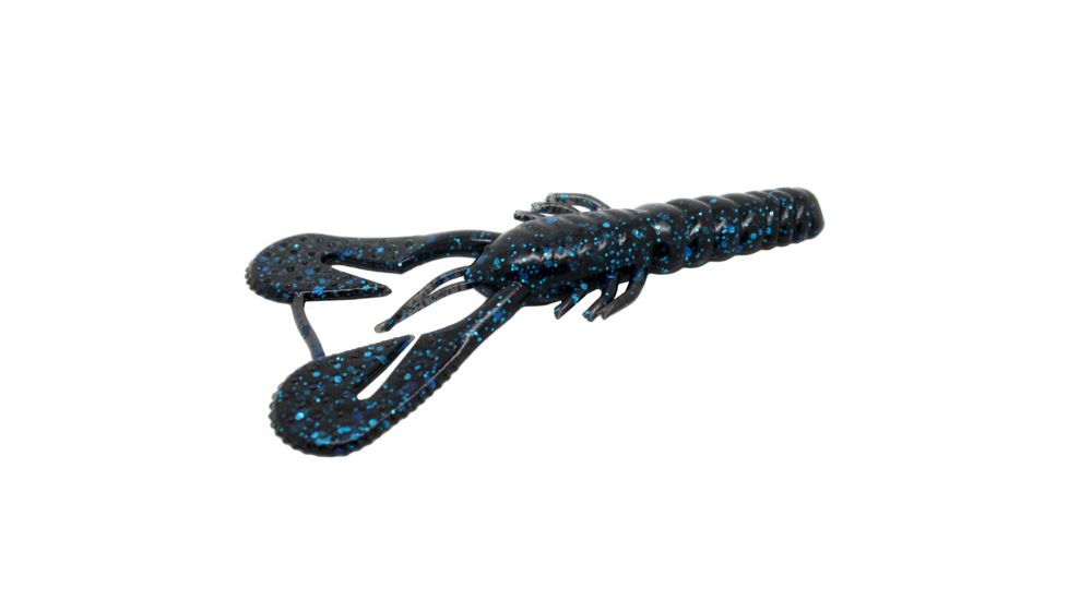 Z-man TURBO CRAWZ 4 BLK BLUE FLAKE6PK TCRAW4-02PK6