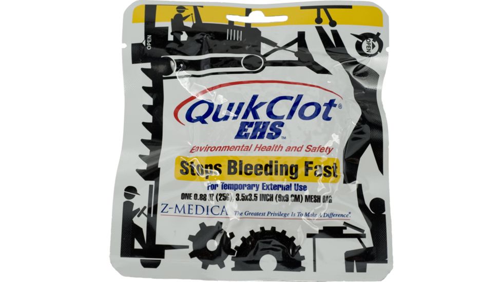 QuikClot EHS First Aid Hemostatic Agent 25g Sponge Z-Medica