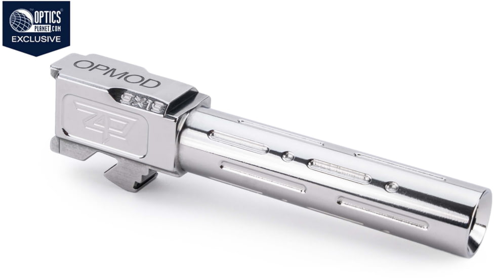 Zaffiri OPMOD MG9 Glock 19 Flush and Crown Pistol Barrel, Stainless, ZP.19BSS.OPMOD