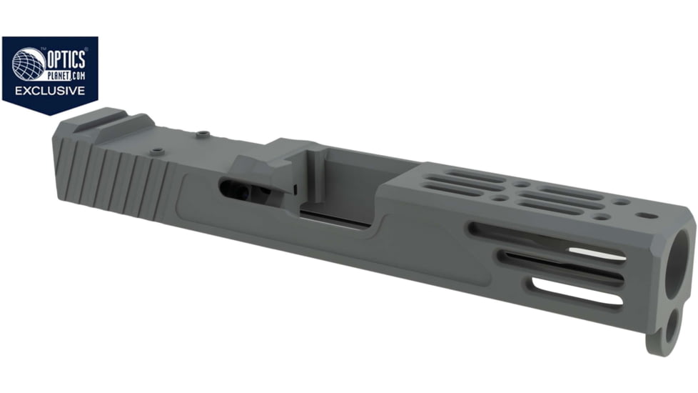 Zaffiri OPMOD Z51M Glock 19 Gen 3 Pistol Slide w/RMR Cut, Light Grey, Zaffiri OPMOD.19.LG