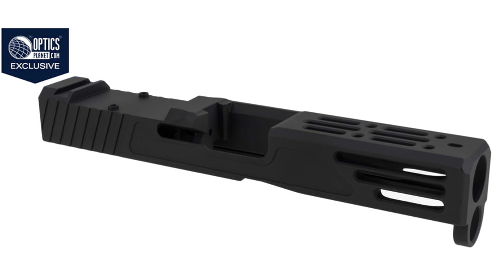 Zaffiri OPMOD Z51M Glock 19 Gen 5 Pistol Slide w/RMR Cut, Black, Zaffiri OPMOD.19.G5.BLK