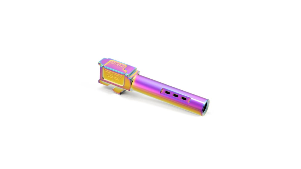 Zaffiri Precision Side Ported Glock 19 Gen 3, Glock 19 Gen 4 9mm Luger Non-Threaded Pistol Barrel