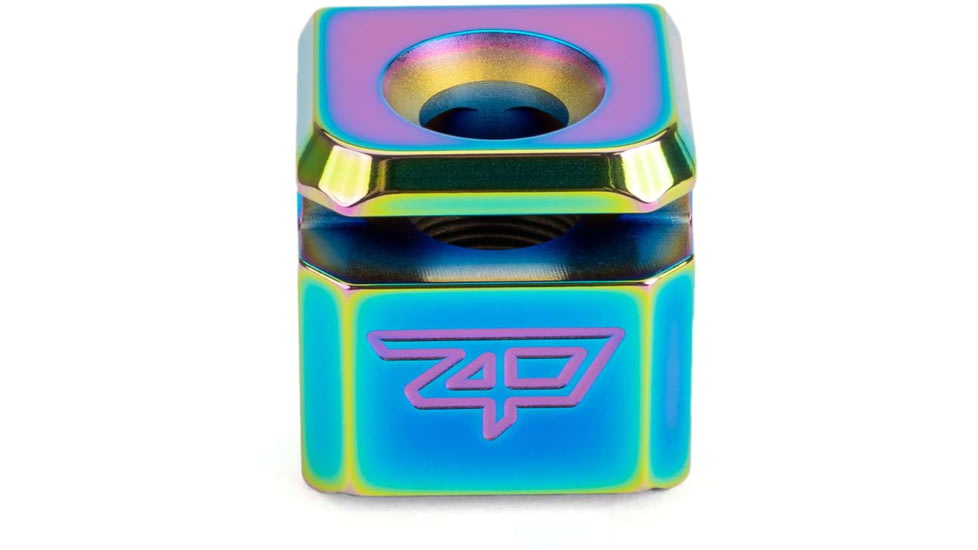 Zaffiri Precision Blowhole Glock 43 Compensator, 9mm Luger, Rainbow, ZP.COMP.43.SP