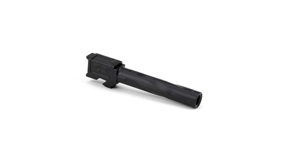 Zaffiri Precision Flush and Crown Glock 17 Gen 3, Glock 17 Gen 4 9mm Luger Non-Threaded Pistol Barrel, 4.37in, 1-10 RH Twist, Nitride, Black, BA-G17G14-FC-BN