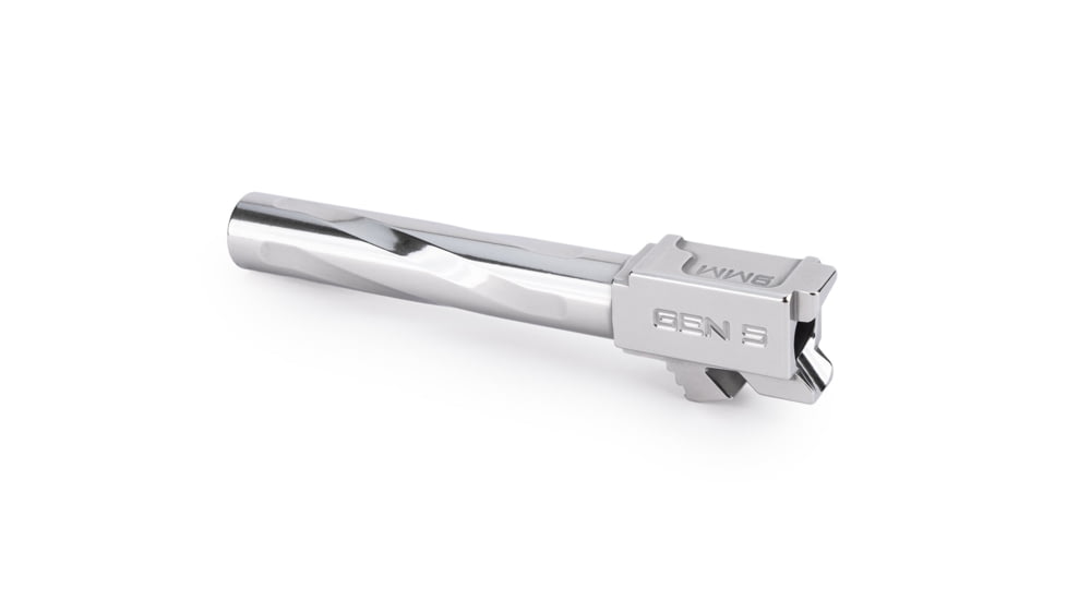 Zaffiri Precision Flush and Crown Glock 17 Gen 5 9mm Luger Non-Threaded Pistol Barrel, 4.42in, 1-10 RH Twist, Polished, Stainless, BA-G17G5-FC-SS