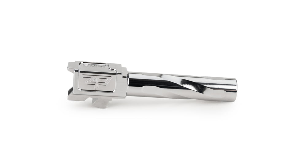 Zaffiri Precision Flush and Crown Glock 19 Gen 3, Glock 19 Gen 4 9mm Luger Non-Threaded Pistol Barrel, 3.90in, 1-10 RH Twist, Polished, Stainless, BA-G19G14-FC-SS