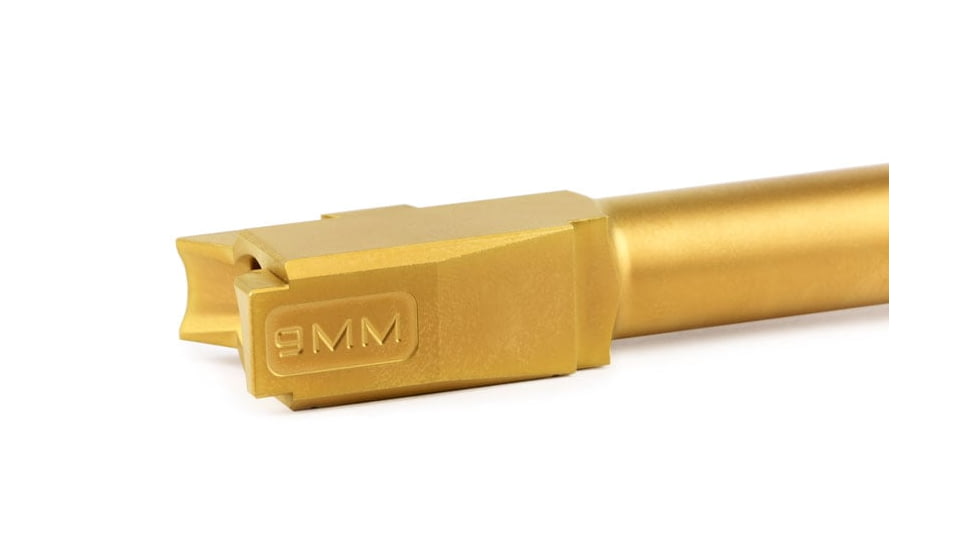 Zaffiri Precision Glock 48 9mm Luger Threaded Pistol Barrel, 4.68in, 1-10 RH Twist, PVD, Gold, BA-G48-TH-GLD