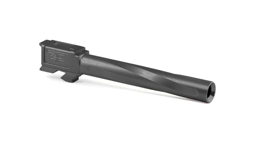 Zaffiri Precision Flush and Crown Pistol Barrel, Glock 34 Gen 5, 9mm, 1/10 Twist, 416R Stainless Steel, Black Nitride, ZP.34G5BBN