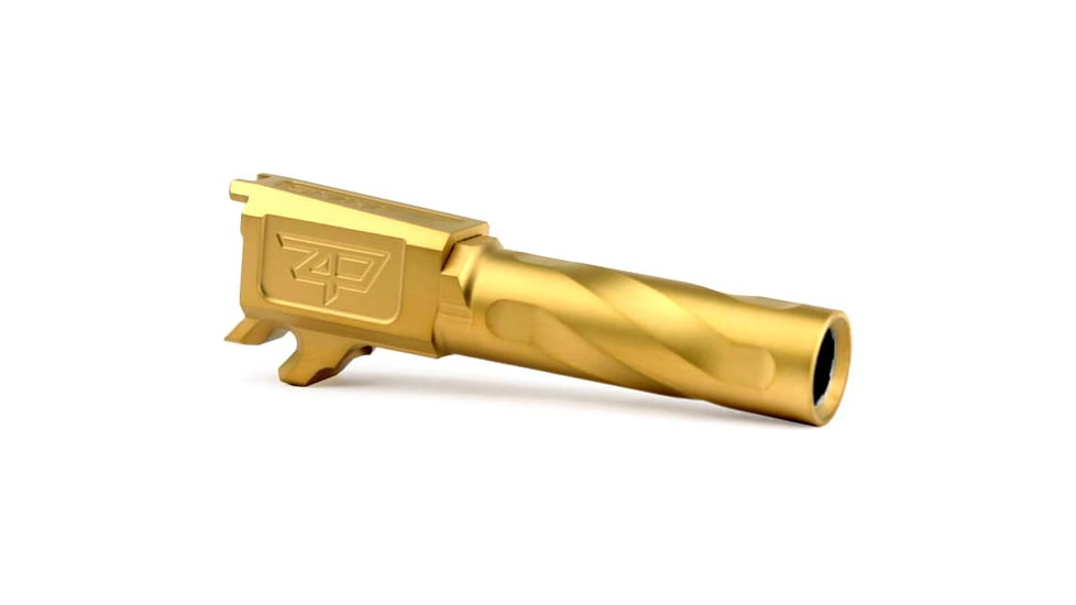 Zaffiri Precision Flush and Crown Pistol Barrel, Sig P365, 9mm, 1/16 Twist, 416R Stainless Steel, Titanium Nitride, ZP.365BG
