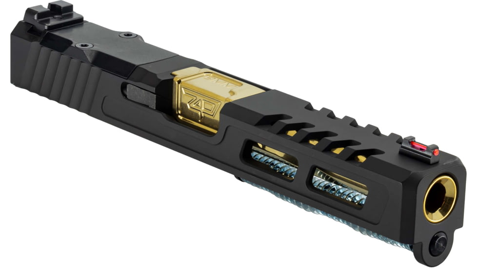 Zaffiri Precision Glock 17 Gen 3 ZPS.2 Complete Upper RMR Cut, Gold, Black, ZPS.2.17.BLK.CU.2