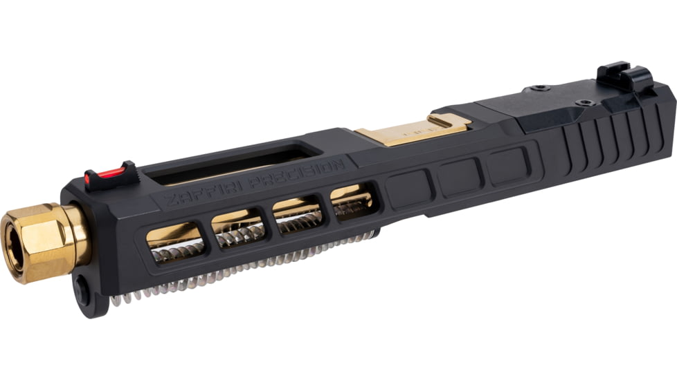 Zaffiri Precision Glock 17 Gen 3 ZPS.3 Complete Upper Threaded RMR Cut, Gold, Black, ZPS.3.17.BLK.CU