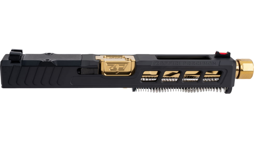 Zaffiri Precision Glock 17 Gen 3 ZPS.3 Complete Upper Threaded RMR Cut, Gold, Black, ZPS.3.17.BLK.CU