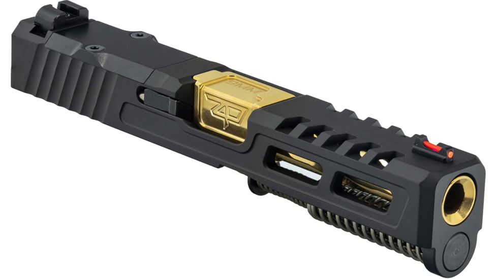 Zaffiri Precision Glock 19 Gen 5 ZPS.2 Complete Upper RMR Cut, Gold, Black, ZPS.2.19.G5.BLK.CU.2