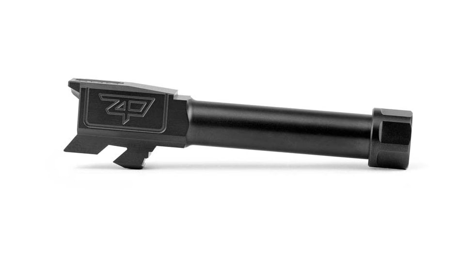 Zaffiri Precision Threaded Pistol Barrel, Glock 43/43X, 9mm Luger, 4 in, 1/2x28, Black Nitride, ZP.43BTBN