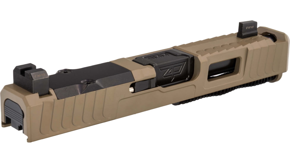 Zaffiri Precision IBS Glock 19 Gen 3 Complete Pistol Slide, Nitride, Flat Dark Earth/Black, G19G3-IBS-RMR-FDE-CP-BN