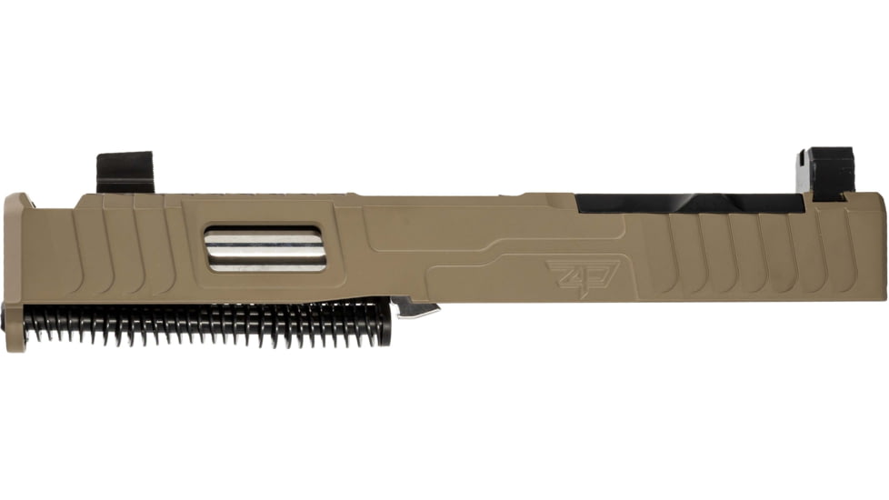Zaffiri Precision IBS Glock 19 Gen 3 Complete Pistol Slide, Polished, Flat Dark Earth/Stainless, G19G3-IBS-RMR-FDE-CP-SS