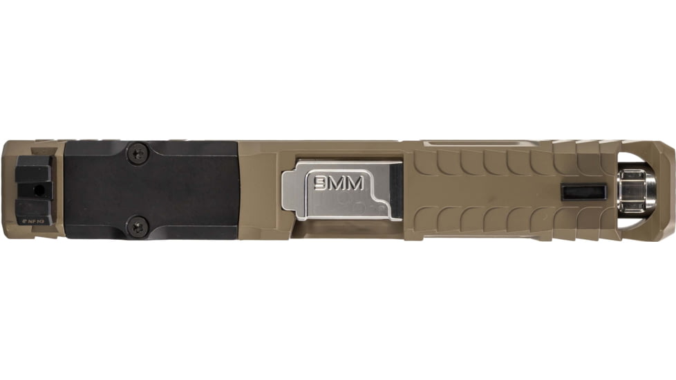Zaffiri Precision IBS Glock 19 Gen 3 Complete Pistol Slide, Polished, Flat Dark Earth/Stainless, G19G3-IBS-RMR-FDE-CP-SS