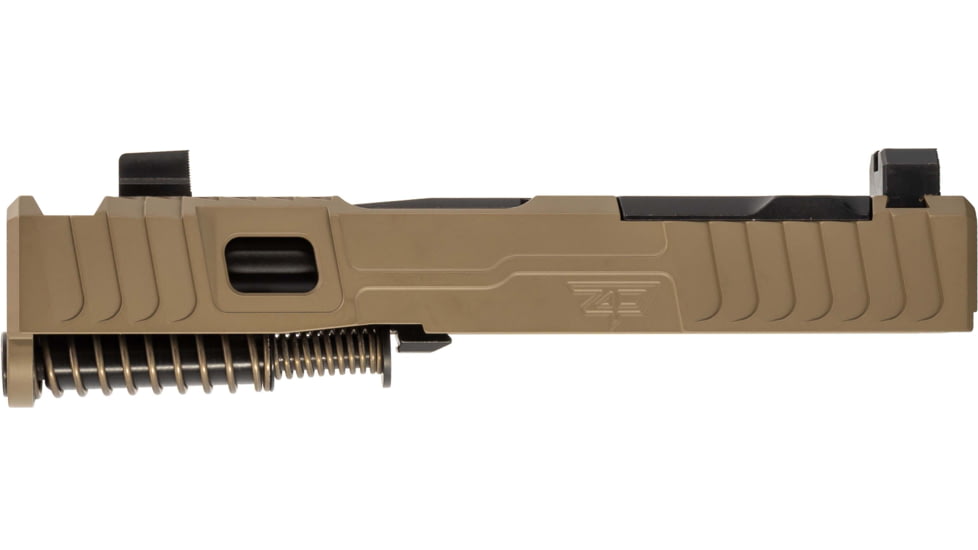 Zaffiri Precision IBS Glock 43X Complete Pistol Slide, Nitride, Flat Dark Earth/Black, G43-IBS-RMSc-FDE-CP-BN