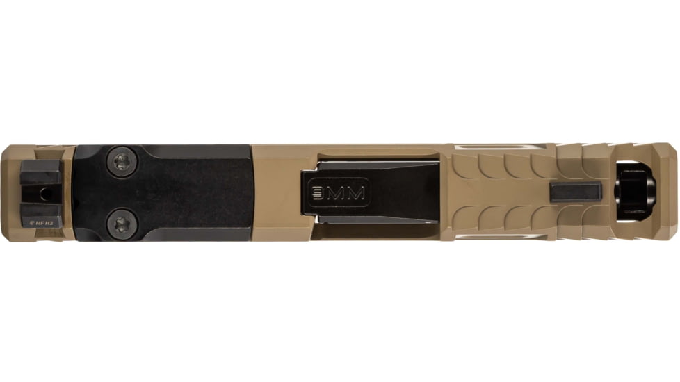 Zaffiri Precision IBS Glock 43X Complete Pistol Slide, Nitride, Flat Dark Earth/Black, G43-IBS-RMSc-FDE-CP-BN