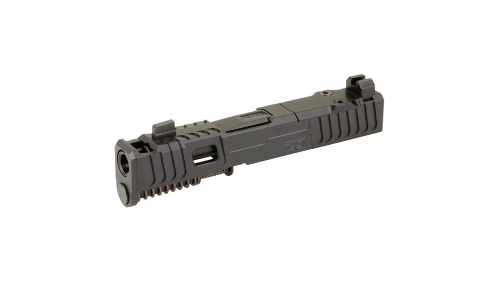 Zaffiri Precision IBS Glock 43X Complete Pistol Slide, Nitride, Black/Black, G43-IBS-RMSc-BLK-CP-BN