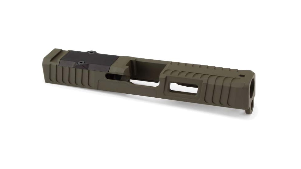 Zaffiri Precision RTS Glock 19 Gen 3 ZPS.1 RMR Cut Slide, Olive Drab OD Green, ZPS.1.19.OD