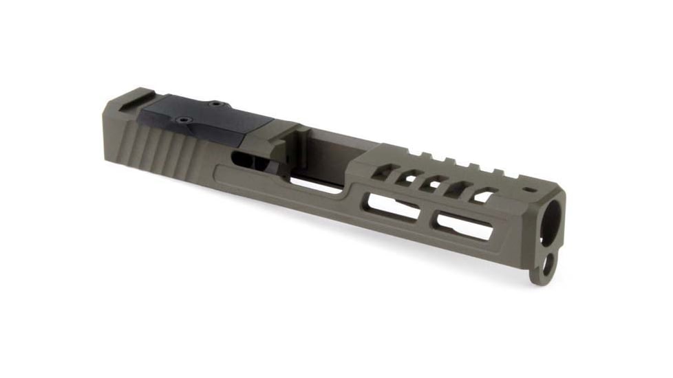 Zaffiri Precision RTS Glock 17 Gen 3 ZPS.2 Pistol Slide RMR Cut, Olive Drab, Small, ZPS.2.17.OD