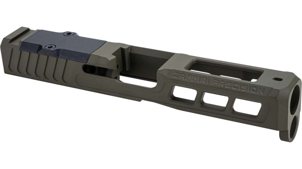 Zaffiri Precision RTS Glock 19 Gen 5 ZPS.3 RMR Cut Slide, Olive Drab OD Green, ZPS.3.19.G5.OD